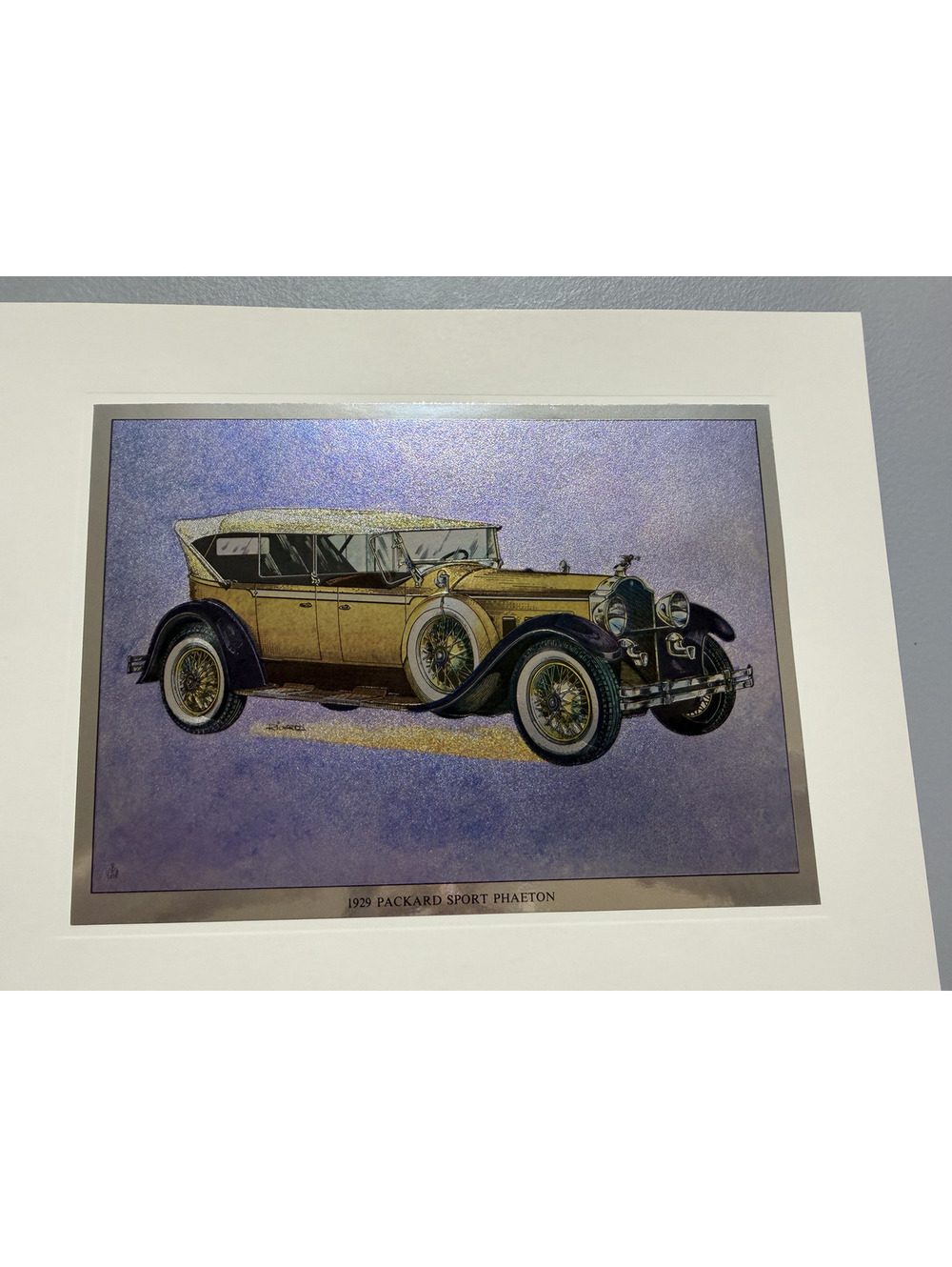1929 Packard Sport Phaeton Art Print